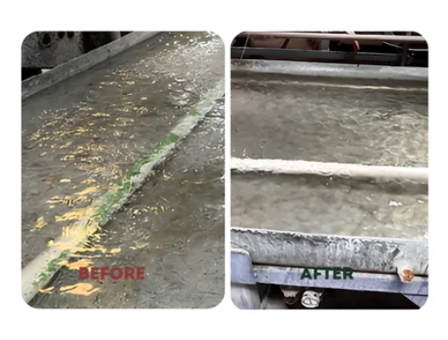 קו ייצור מזון לפני ואחרי התקנת HydroFLOW