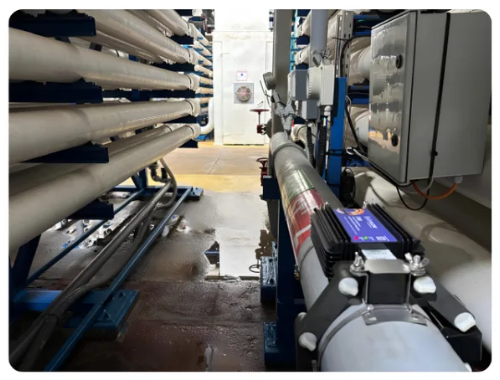 מתקן התפלה עם יחידת HydroFLOW מותקנת